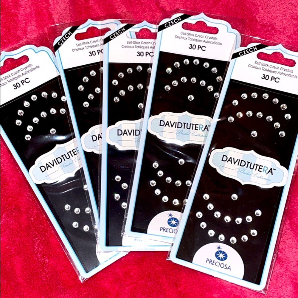 Self-Stick Czech Crystals David Tutera Bridal Collection (5 Packs) New
